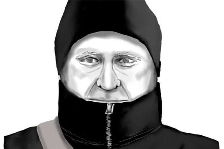 Das Phantombild des Täters. Foto: Kriminalpolizei Koblenz