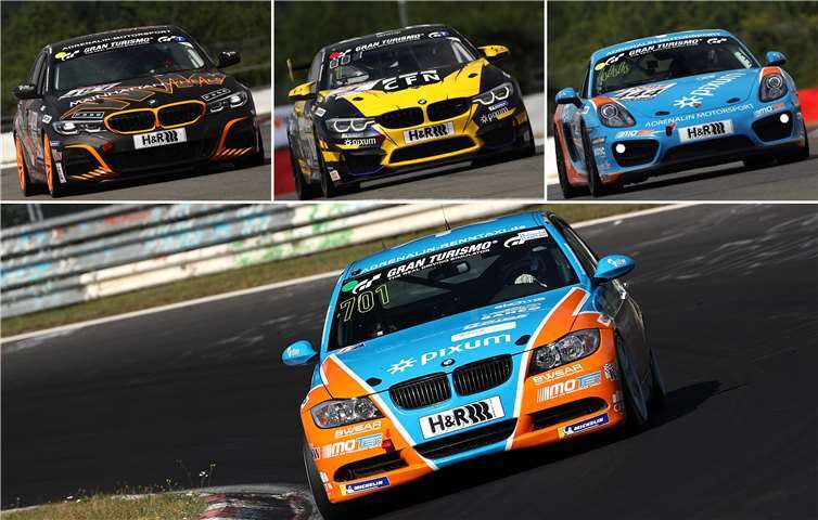 Das Pixum CFN Team Adrenalin Motorsport ist der große Gewinner der in diesem Jahr erstmals ausgeschriebenen NIMEX Team-Trophäe.Foto: VLN Presse und Öffentlichkeitsarbeit