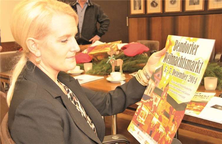 Das Plakat wirbt für den diesjährigen Bendorfer Weihnachtsmarkt.