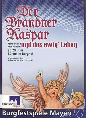 Das Plakat zur Komödie „Der Brandner Kaspar und das ewig Leben“. Stadt Mayen