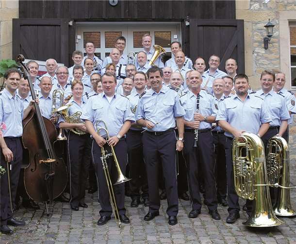 Das Polizeiorchester Rheinland-Pfalz unter der Leitung von Norbert Hebertinger.Privat