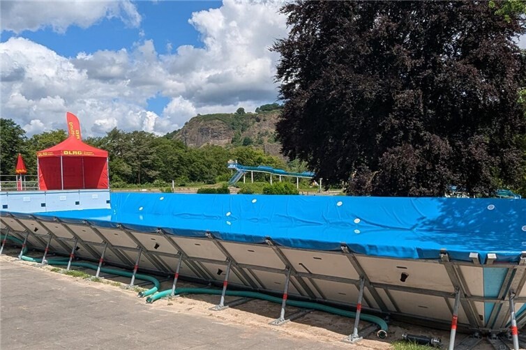 Das Pop-Up-Schwimmbad Remagen