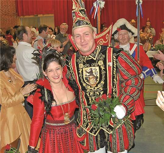 Das Prinzenpaar Arno I. und Nina I. feierte mit.