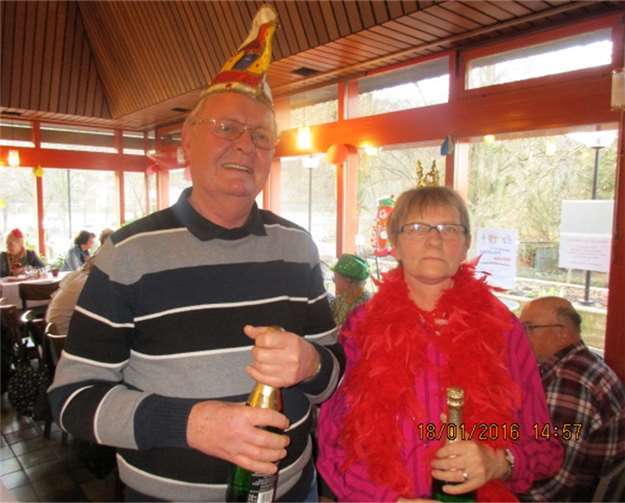 Das Prinzenpaar Hermann I. und Gisela I. privat