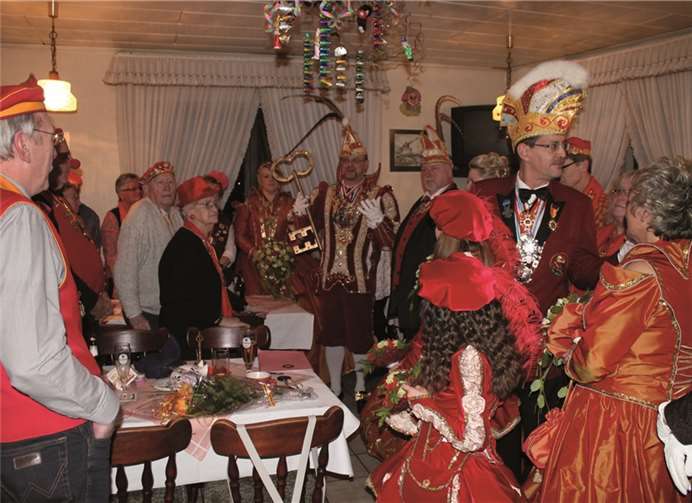 Das Prinzenpaar aus Andernach und Gefolge wurde herzlich empfangen.privat