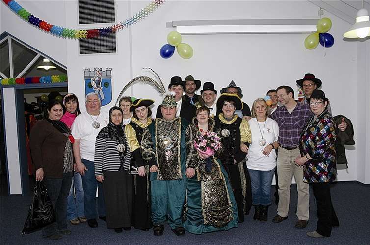 Das Prinzenpaar der Caritas, Prinzessin Simone I. und Prinz Hassan I..