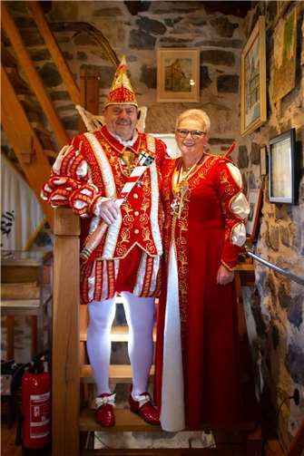 Das Prinzenpaar der Großen Erpeler Karnevalsgesellschaft 1905 e.V.  Foto: privat