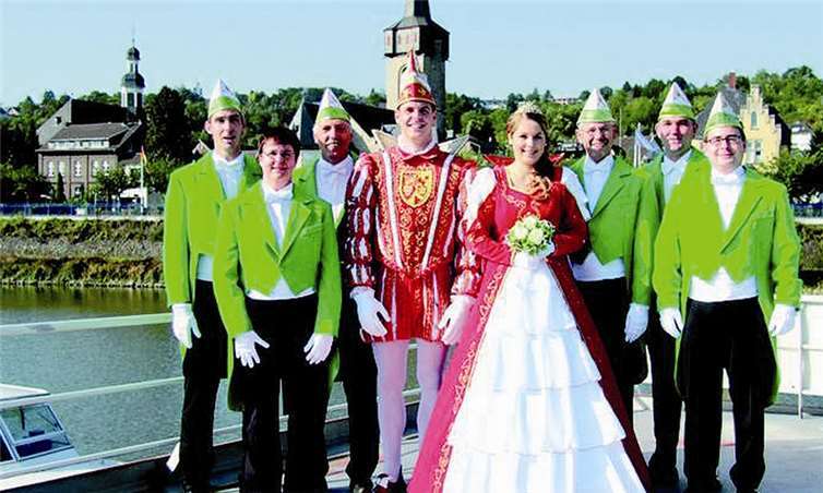 Das Prinzenpaar nebst Hofstaat blickt auf eine tolle Session zurück. privat