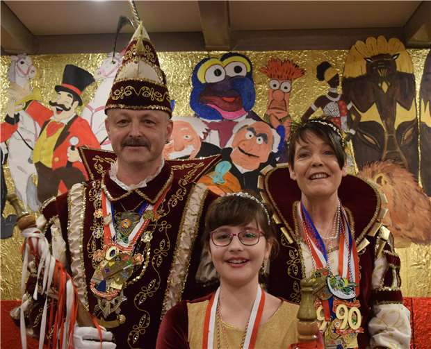 Das Prinzenpaar und die Kinderprinzessin freuen sich schon auf die Veranstaltungen der Session. Foto: privat