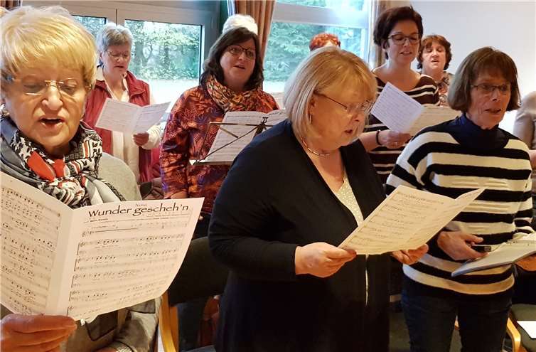Das Probenwochenende in der Eifel verlief sehr intensiv.Foto: Marlies Frech