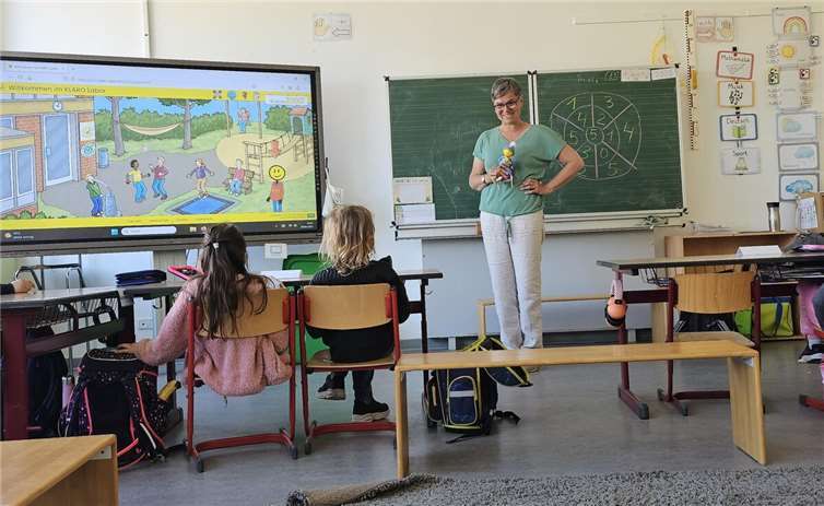 Das Programm Klasse2000 startete in den ersten Klassen der Marienschule in Bad Hönningen.  Fotos: privat