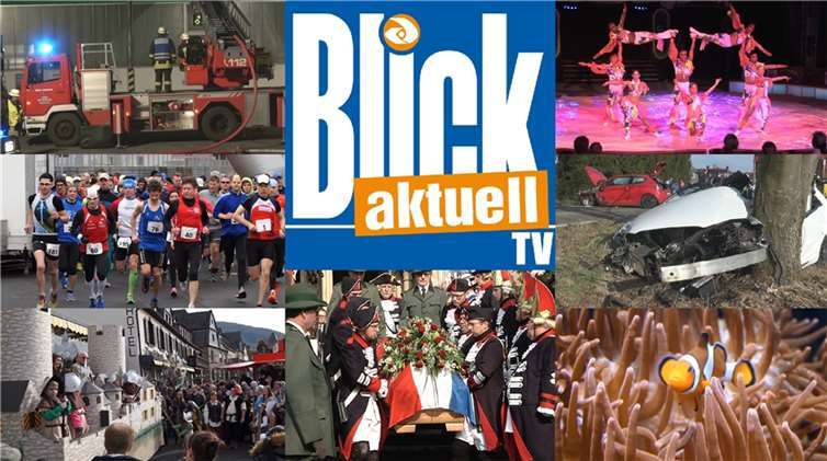 Das Programm von BLICK aktuell TV in der Woche vom 16. bis 22. MärzHallenbrand in Kempenich:Bei einem Unternehmen in Kempenich brach ein Feuer aus. In dem Firmengebäude, in dem der Brand ausbrach, werden unter anderem Dämmstoffe aus natürlicher Holzwolle hergestellt. Etwa 50 Feuerwehrleute von sieben verschiedenen Wehren waren zur Bekämpfung des Feuers im Einsatz. Zur Unterstützung wurde auch die Drehleiter des Löschzuges Bad Neuenahr alarmiert. >> Video ansehenMoosemannfest in Alken:Bei strahlendem Sonnenschein und Frühlingstemperaturen feierten die Alkener das sogenannte „Moosemannfest“. Grundlage des Festes ist die Historie über die Belagerung der hoch über der Mosel gelegenen Burg Thurant im Jahr 1248, bei der es einem Junker gelungen war, in Moos gewickelt, die feindlichen Reihen zu durchdringen und Hilfe zu holen. >> Video ansehenTödlicher Unfall im Westerwald:Das Auto eins 21-jährigen aus der Verbandsgemeinde Selters wurde bei einem Unfalll von der Straße geschleudert und prallte schließlich gegen einen Baum. Der junge Mann wurde in seinem Auto eingeklemmt und starb noch an der Unfallstelle. >> Video ansehenSonderausstellung im SEA LIFE Königswinter und Gewinnspiel:Nach wochenlangem schrauben, werkeln, kleben und sprayen ist es nun in wenigen Tagen soweit: Das SEA LIFE Königswinter hat seine neue Sonderausstellung „Oktopus Höhle“ am 19. März eröffnet. Neben Nautilus und Sepia, die vor wenigen Tagen eingezogen sind, hat der „Platzhirsch“, ein achtarmiger Pazifischer Riesenkrake, bereits vor einer Woche Quartier bezogen und ist voller Tatendrang, sein neues Zuhause zu erkunden. >> Video ansehenNeuwied trauert um Carl Fürst zu Wied:Vergangene Woche ist Carl Fürst zu Wied im Alter von nur 53 Jahren unerwartet gestorben. Bei einer Trauerfeier und der anschließenden Beisetzung nahmen über 800 Gäste Abschied von der besonderen Persönlichkeit. >> Video ansehenCircus Probst in Koblenz mit Gewinnspiel:Der Circus Probst zeigt vom 1. bis 6. April auf dem Messegelände Koblenz eine ausgefeilte Logistik bewegt die „kleine Stadt auf Rädern“ mit 80 Menschen und mehr als 90 Tieren. „BLICK aktuell“ verlost 20 VIP-Karten für die Premierenvorstellung des Circus Probst am Mittwoch, den 1. April. >> Video ansehenFrühlingslauf in Kobern-Gondorf:„Laufen hält fit und verbindet“ unter diesem Motto veranstaltet der Lauftreff Untermosel e. V. in jedem Jahr den Frühlingslauf. Auch wenn das Wetter nicht nach Frühling aussah und sich nicht so anfühlte, waren fast zweihundert Laufbegeisterte aller Altersklassen gekommen, um sich in vier unterschiedlichen Wettbewerben zu messen. >> Video ansehen