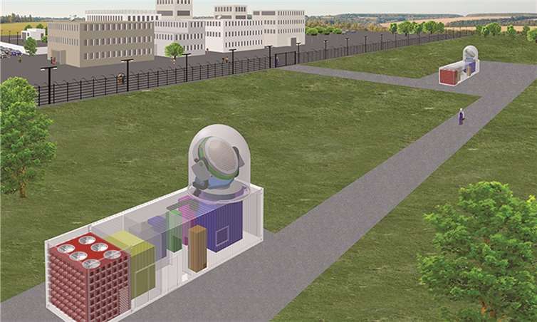 Das Projekt GESTRA, kurz für German Experimental Space Surveillance and Tracking Radar.FHR