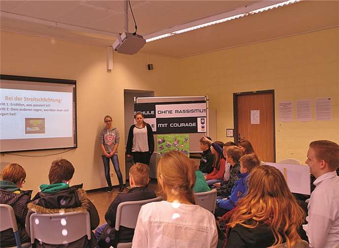 Das Projekt „Schule ohne Rassismus - Schule mit Courage“ wurde vorgestellt.