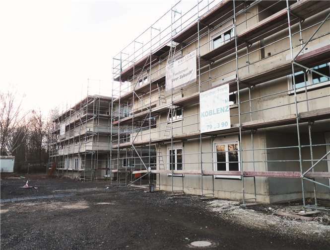 Das Projekt „Sozialer Wohnungsbau“ in der Vulkanstraße macht enorme Fortschritte. Foto: FRE