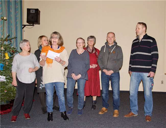 Das Projekte-Team „Kommunales Kino“ (v.l.): Gabriele Specht-Birlem, Hiltrud Ruland, Sigrid Schug, Susanne Bender, Doris Jonas, Hans-Georg Hansen und Wladimir Klauser. Brigitte Witschas war verhindert.  HG Hansen