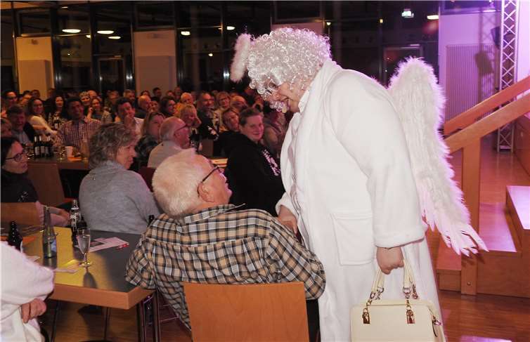 Das Publikum wurde mit einbezogen.