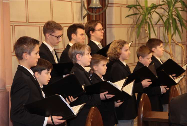 Das Repertoire umfasste Werke u.a.von Johann S. Bach, Anton Bruckner überFelix Mendelssohn Bartholdy bis James MacMillan.