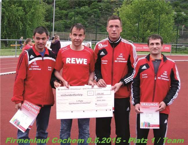 Das Rewe:XL-Hundertmark-Team mit Vadim Penner, Markus Schmitt, Benjamin Bertram und Dirk Bertram ging als Sieger hervor.