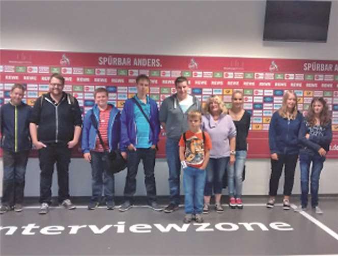 Das Rhein-Energie-Stadion aus der Nähe zu sehen, war ein Erlebnis.