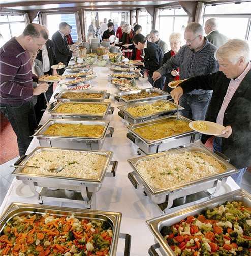 Das Riverboat- Brunch- Büffet…!