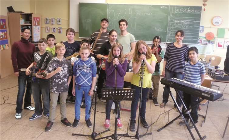 Das Rockmobil ist wieder an Karl-Fries-Schule in Bendorf.Privat