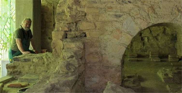 Das Römerbad in Ahrweiler hatte zufällig geöffnet und wurde prompt besichtigt.