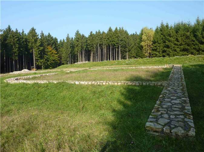 Das Römerkastell.Foto: Schlotter