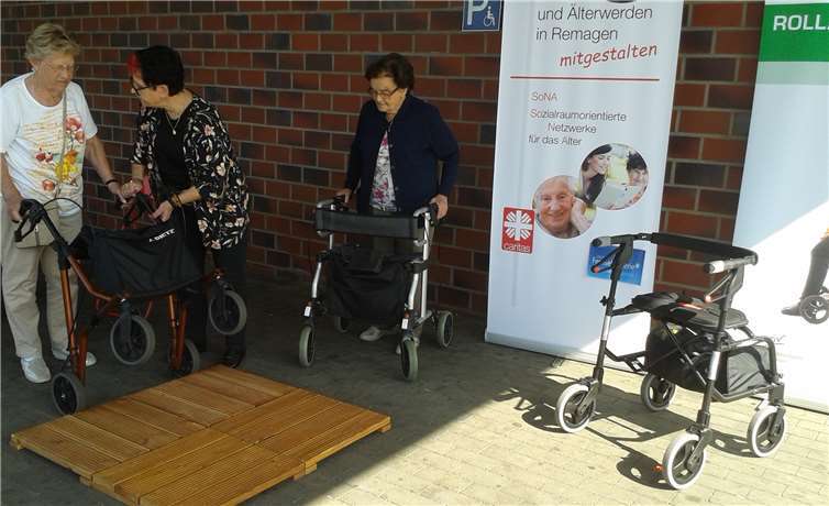 Das Rollatortraining wurde gerne angenommen.Foto: privat