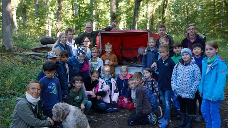 Das Sammelergebnis kann sich mit 84,7 kg Eicheln sehen lassen.