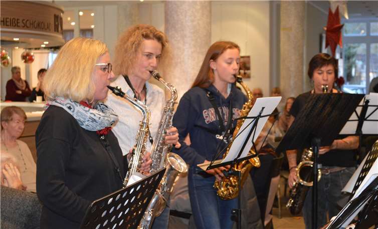 Das Saxophon-Quartett.