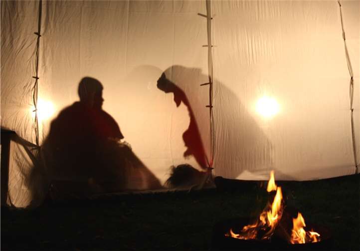 Das Schattenspiel der Vorschulkinder war ein besonderes Highlight.  privat