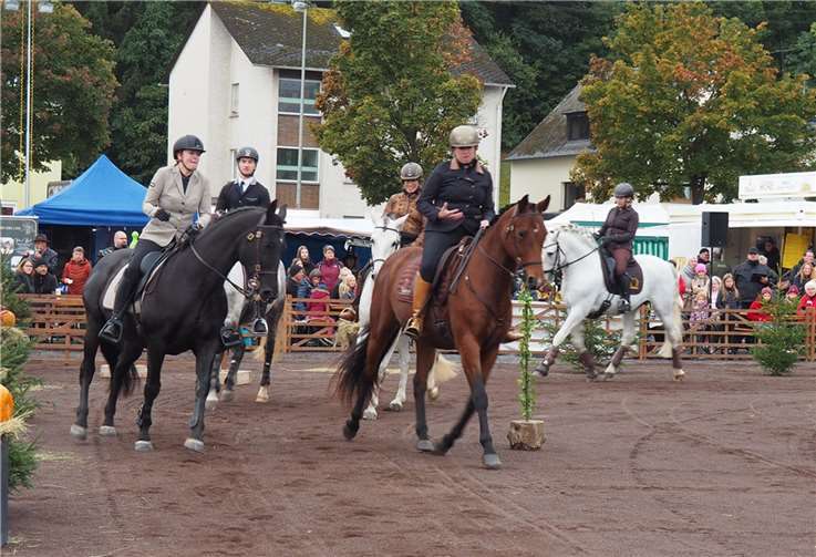 Das Schauprogramm am Lukasmarktdienstag ist eines der Highlights des Pferdemarktes.  Foto: Archiv/BS