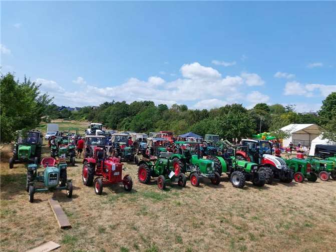 Das Schleppertreffen übertraf alle Erwartungen. Quelle: Ortsgemeinde Macken