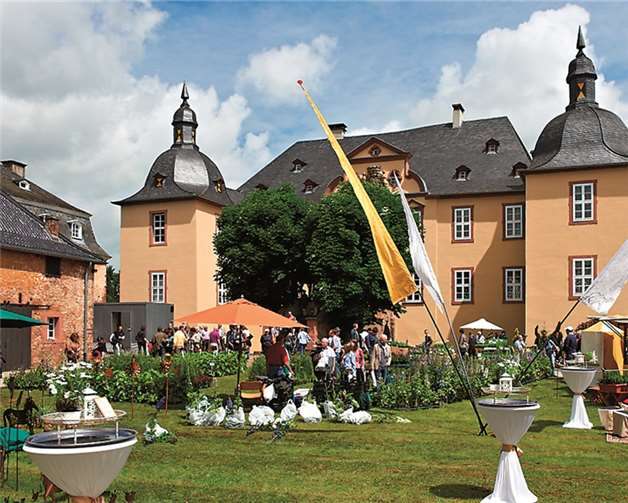 Das Schloss Eicks bietet ein tolles Ambiente für das Gartenfestival. privat