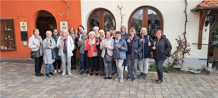 „Das Schönste von Alzey“ lernte die Gruppe auf ihrem kurzweiligen Rundgang kennen.  Foto: privat