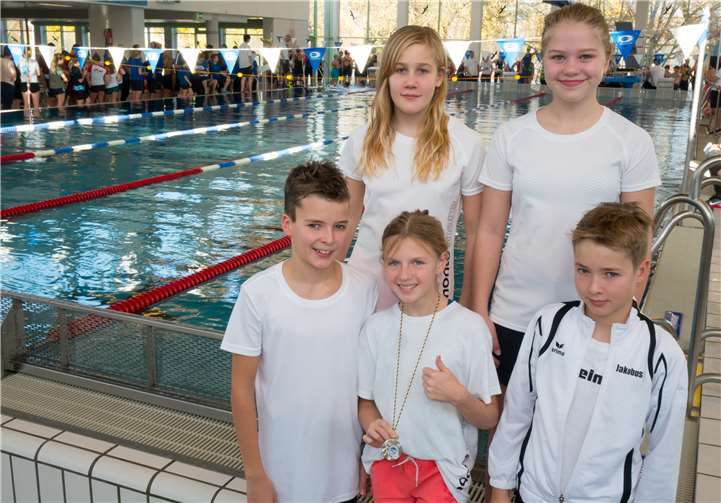 Das Schwimmteam des TV Rheinbach. Privat