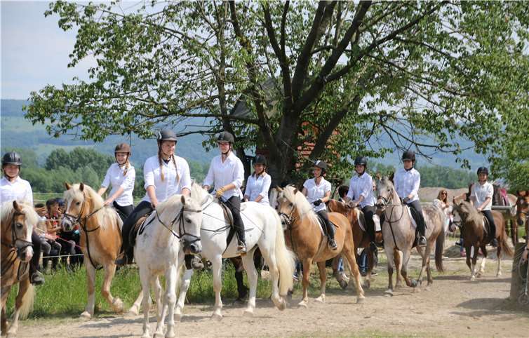 Das Showprogramm der Reitschüler ist der Höhepunkt der Veranstaltung. privat
