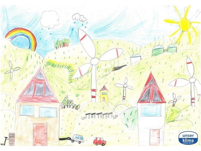 Das Siegerbild von Lisbeth aus der 3. Klasse der Grundschule Hambuch-Gamlen. Fotos: Kreisverwaltung Cochem-Zell