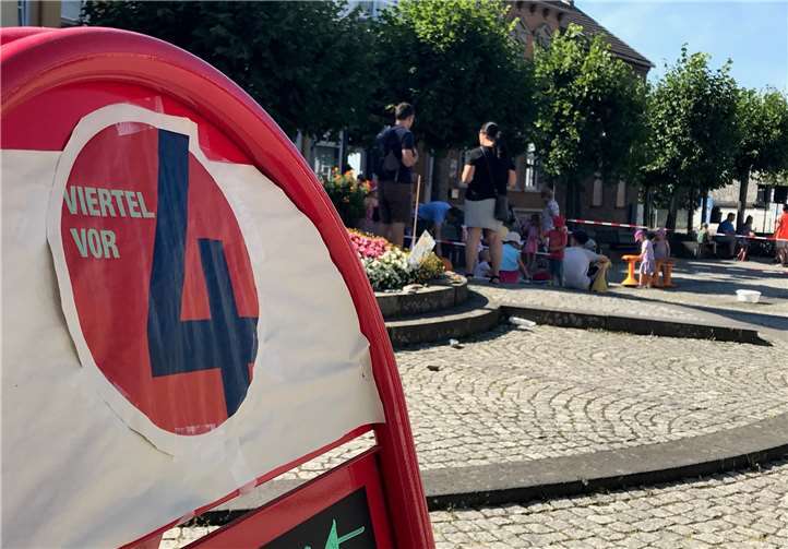 Das Sinziger Netzwerk Kultur und Kommunikation hatte ein Sommerprojekt auf die Beine gestellt, was sehr gut angenommen wurde. Foto: Manfred Ruch