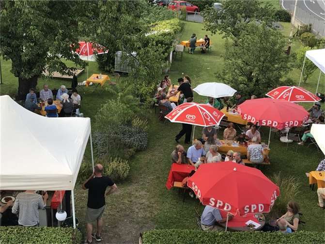Das Sommerfest der SPD Oberwinter war gut besucht.  Quelle: SPD Oberwinter