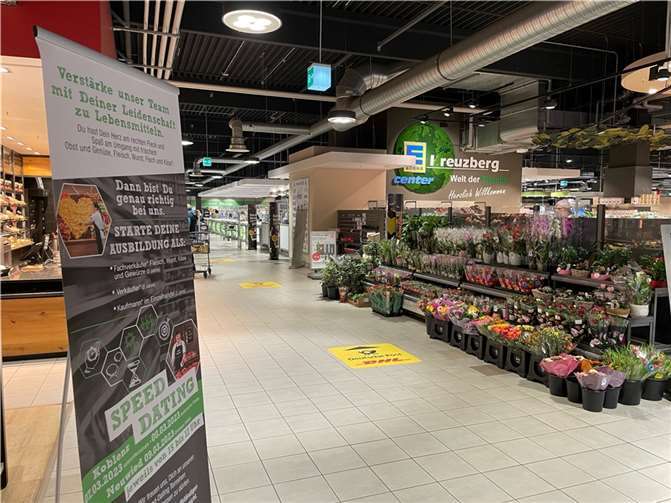 Das Speed Dating findet an drei Tagen in drei Edeka-Märkten Kreuzberg jeweils von 15 bis 17 Uhr.  Foto: ROB