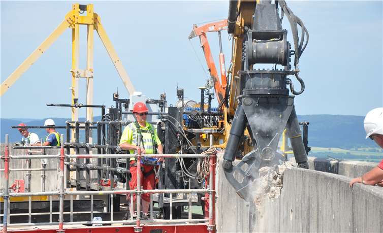 Das Spezialgerät kommt hier erstmals zum Einsatz.privat