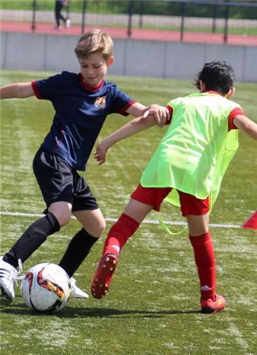 Das Spiel mit Ball macht am meisten Spaß.