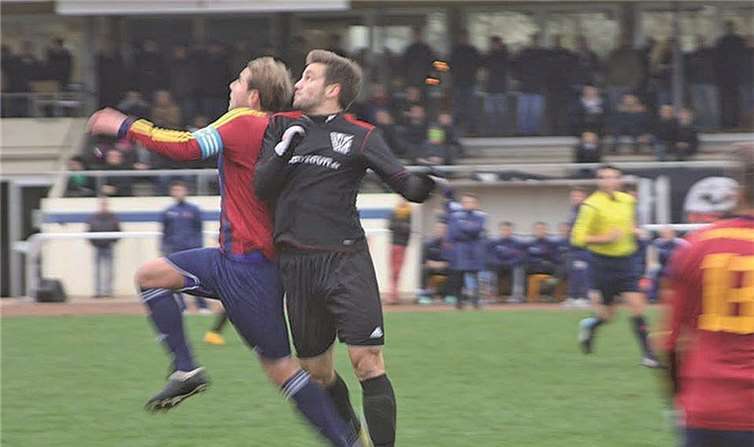 Das Spiel war geprägt durch intensive Zweikämpfe. privat