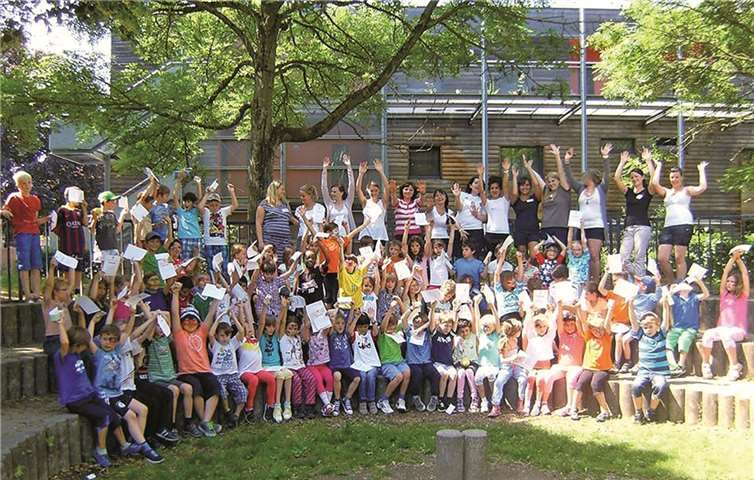 Das Spielefest bildete für die Kinder der Grundschule eine willkommene Abwechslung und bereitete sehr viel Freude.  Privat