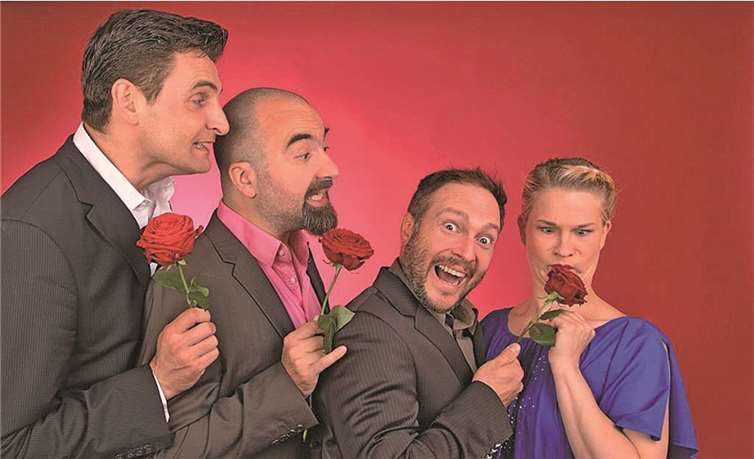 „Bombastisch romantisch“ Das Springmaus-Ensemble wird mit grenzenloser Liebe beglücken. privat