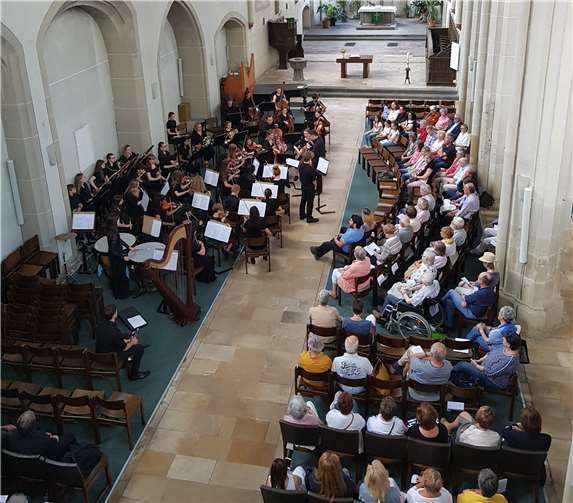 Das „St Albans High School for Girls & St Columba´s Symphony and Chamber Orchestra“ gastierte in der Christuskirche Andernach. Foto: privat
