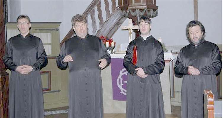 Das St. Daniels Vokal Ensemble aus Moskau gastiert am 18. April in Remagen. privat