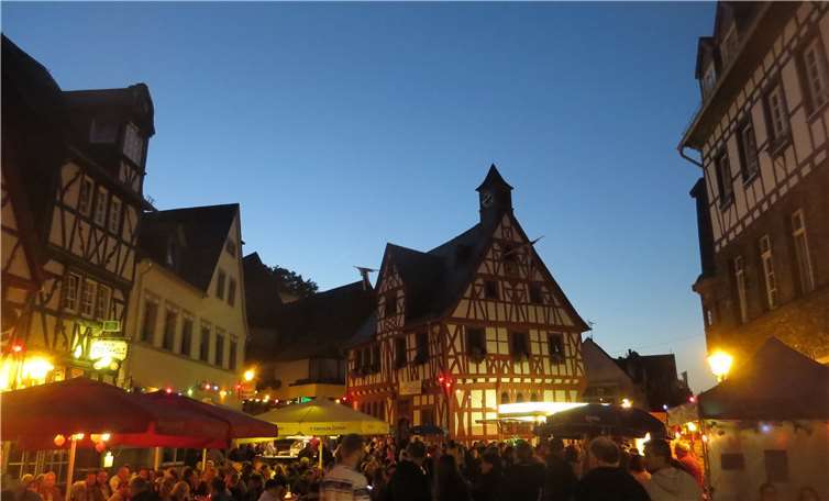 Das Stadtfest am Freitagabend.